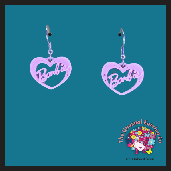 Barbie Hearts Earrings - 3DBAR001